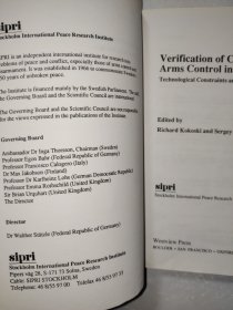 Verification of conventional arms control in Europe