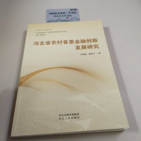 河北省农村普惠金融创新发展研究,规划