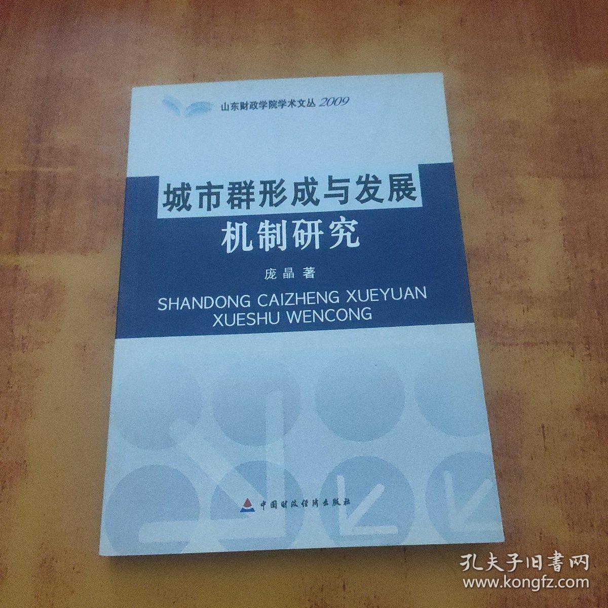 城市群形成与发展机制研究