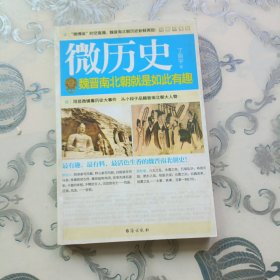 微历史：魏晋南北朝就是如此有趣