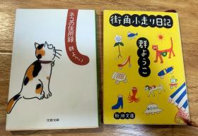 （日本原版）猫の住所录/街角小走り日记　群ようこ