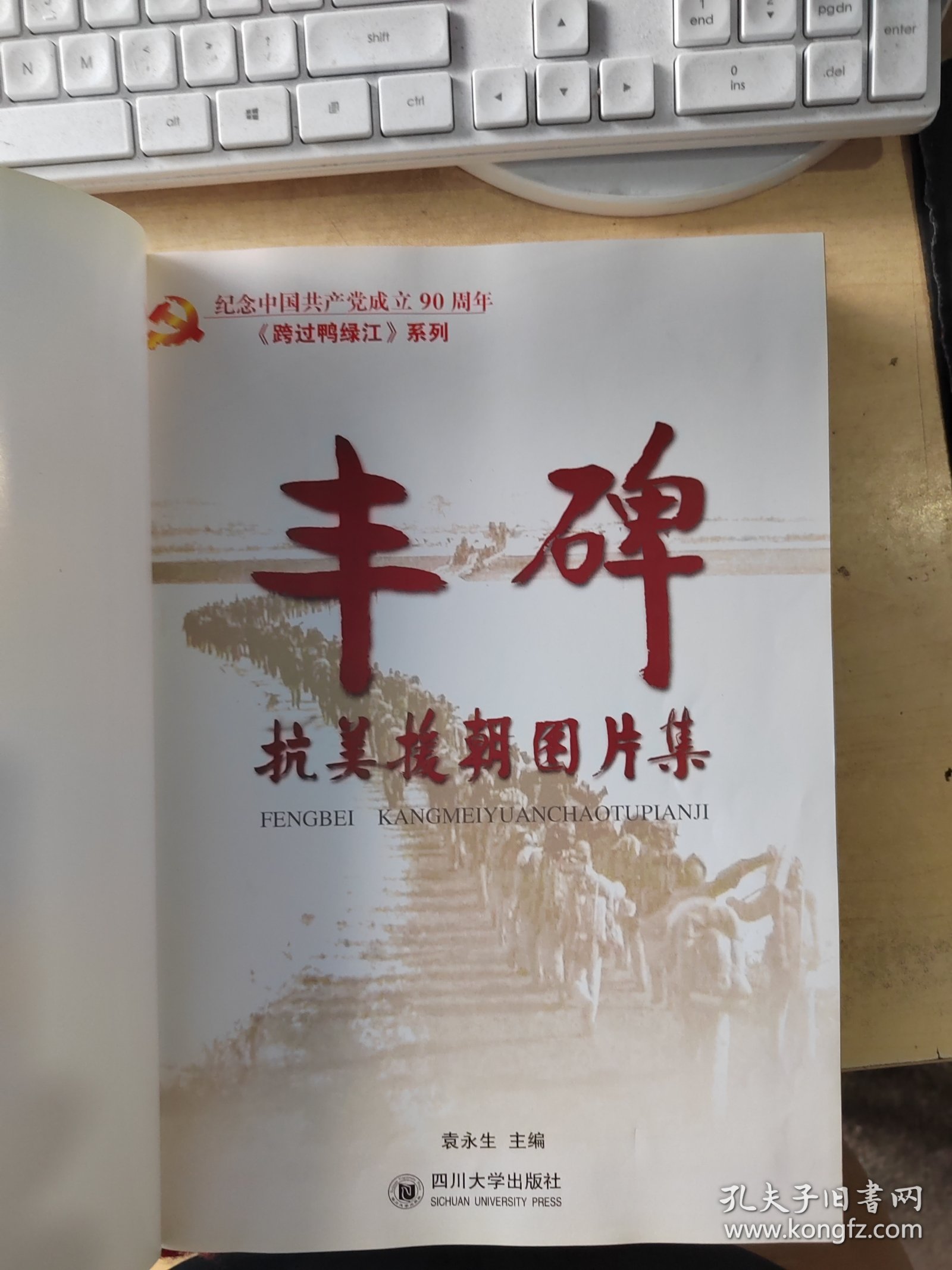 丰碑 抗美援朝图片集 纪念中国共产党成立90周年（正版\少量勾划\实物拍摄）