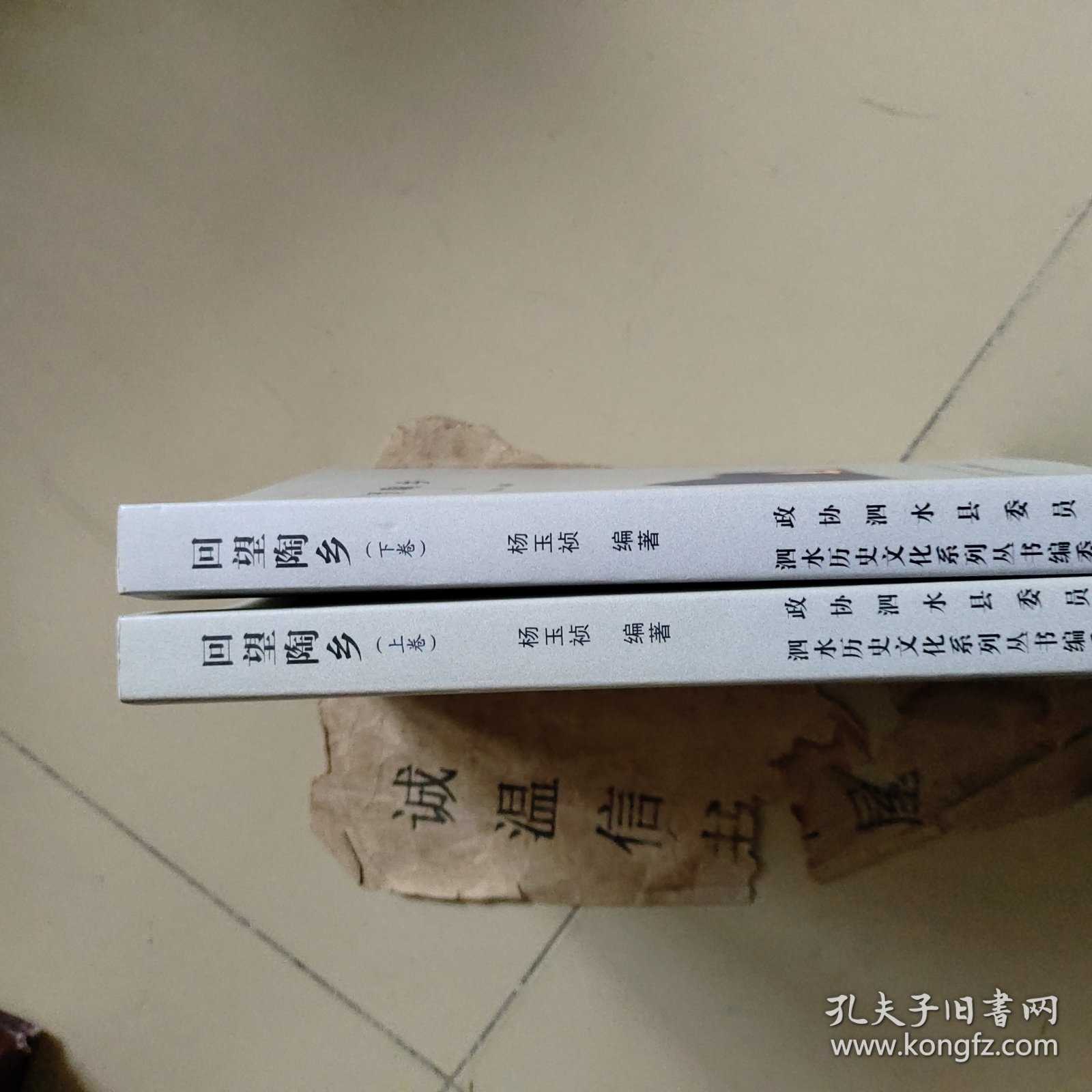 泗水历史文化系列丛书之十三：回望陶乡 上下