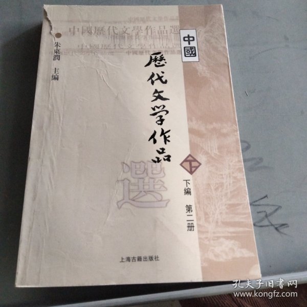 中国历代文学作品  下  （下编 第2册）