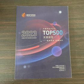 2023中国新经济企业TOP500发展报告：提振经济 企稳回升