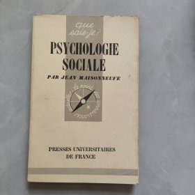 PSYCHOLOGIE SOCIALE 社会心理学