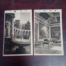 民国时期外国建筑明信片两张合售