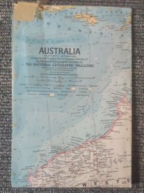 National Geographic国家地理杂志地图系列之1963年9月 Australia 澳大利亚地图