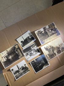 黑白老照片老机器工业照片制造业照片总共7张