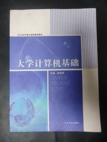 大学计算机基础 高等学校计算机课程教材 内页局部有笔迹划线