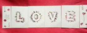 “love”明信片。