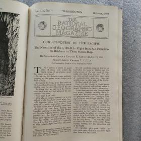 national geographic美国国家地理（1928年   9—12   期16开精装合订本）（八一电影制片厂藏书，外文原版，实物拍图，内带马可波罗游记与德国复兴的相关内容，外品详见图，古旧图书买前详询，售后不退）