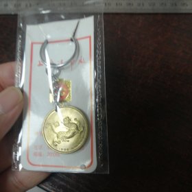 1998年生肖虎纪念章钥匙扣/上海造币厂