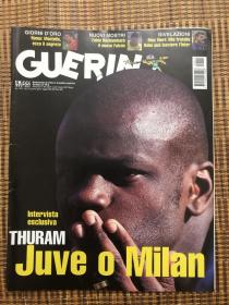 原版足球杂志 意大利体育战报2001 11期