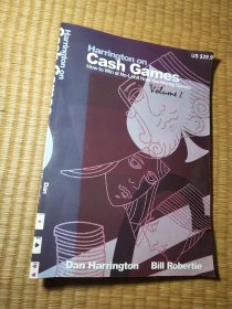 HARRINGTON ON Cash Games（哈灵顿在现金桌）卷一 (内干净无写涂划 实物拍图)