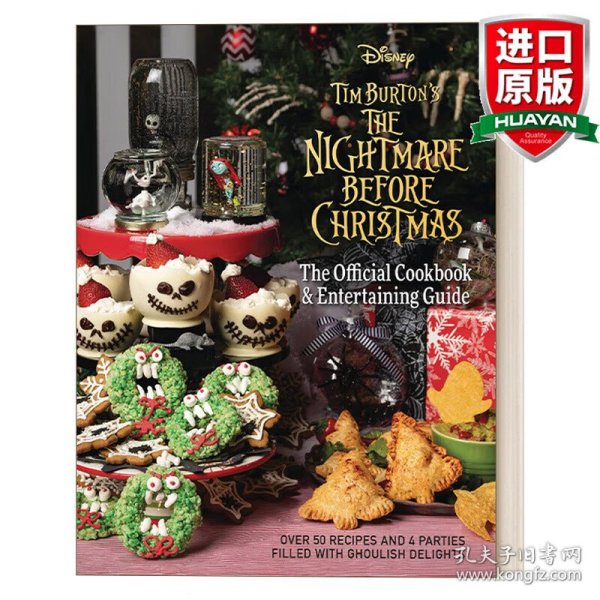 英文原版 The Nightmare Before Christmas: The Official Cookbook & Entertaining Guide 圣诞夜惊魂 精装 官方娱乐食谱指南 英文版 进口英语原版书籍