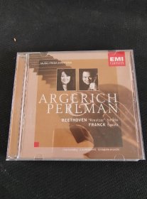 欧版CD，帕尔曼VS阿格丽奇演奏《贝多芬“克鲁采”奏鸣曲，弗兰克奏鸣曲》，EMI出品