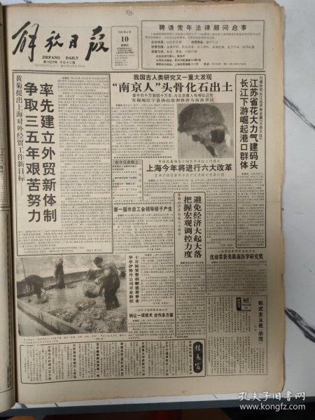 解放日报1993年6月10日12版全，上海今年将进行六大改革。沈幼棠获每最高医学研究奖。