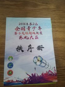 2018年第2届全国青少年男子足球超级联赛东北大区秩序册