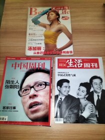 三联生活周刊 2021年第39期(中国式男性气质)、中国周刊2010年第11期总第124期(陌生人张朝阳)、美化生活2003年第6期(汤加丽:从自己的身体发现美和自信)【3本合售】