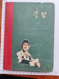 50年代凸版精美少见图片医学笔记本日记本(中间二十多单面没写，其余写满医学内容，有医案病例)