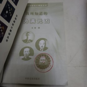 日伪政权大揭秘丛书：我所知道的汪伪政权/伪满元凶/伪蒙疆政权/伪华北政权/汉奸陈公博/汉奸周佛海/汉奸汪精卫和陈璧君（六册合售）