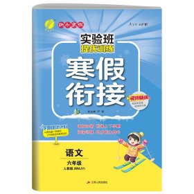 实验班提优训练寒假衔接版 六年级语文人教版 2023年新版衔接上下册学期提优训练每日一练寒假作业本视频精讲强化基础专项练习册