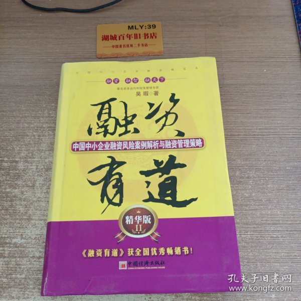 融资有道：中国中小企业融资风险案例解析与融资管理策略（精华版2）