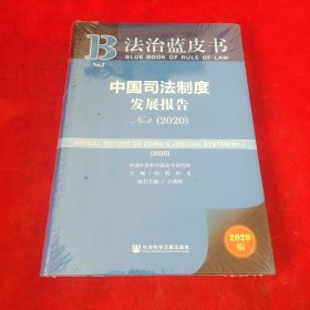 法治蓝皮书：中国司法制度发展报告No.2（2020）