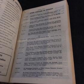 JOURNAL WATER POLLUTION CONTROL FEDERATION  Vol.43 No.1-4 Jan-Apr  +Vol43 No5-8 May-Aug+Vol43.No9-12 Sept-Dec 1971（水污染控制联合会杂志）月刊1-12合订本 3本合售英文版