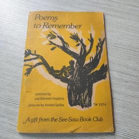 Poems to Remember