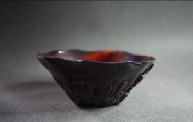 精品牛角碗一枚