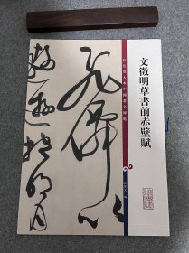彩色放大本中国著名碑帖：文徵明草书前赤壁赋