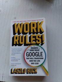 英文原版Work Rules职场规则Google超级用人学Laszlo