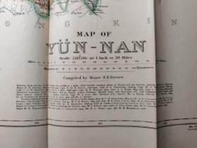 清朝云南老地图