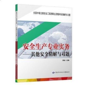 安全生产专业实务--其他安全精解与习题