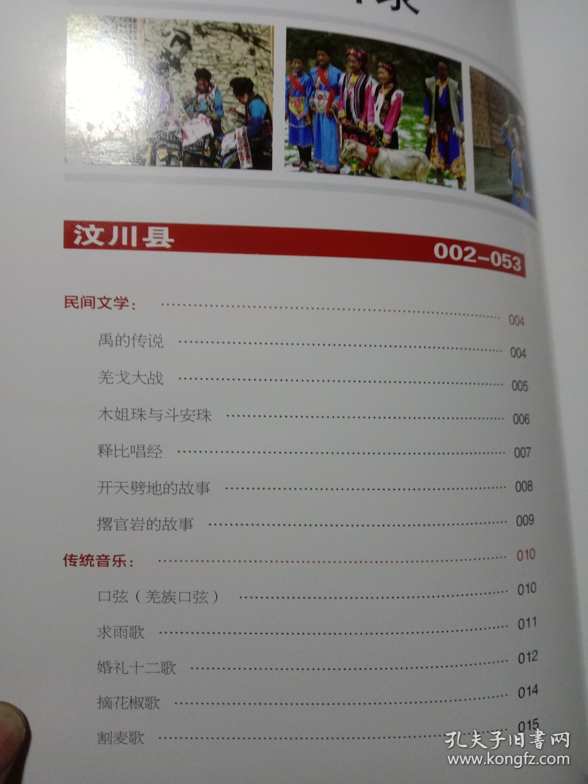 四川省羌族非物质文化遗产名录项目汇编【2013年一版一印】