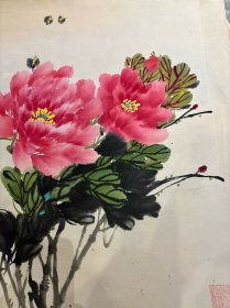 江苏老画家幽草国画。约3平尺 终身保真 37