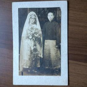 民国时期结婚照片