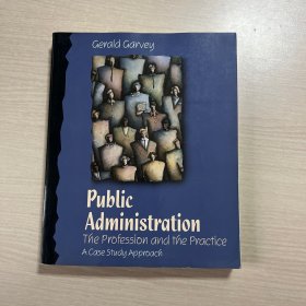 Public administration（少许划线和字迹）