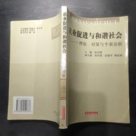 就业促进与和谐社会：理论、对策与个案分析