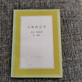 《小说的艺术》（干春松、景凯旋推荐， 1992年一版一印 ）