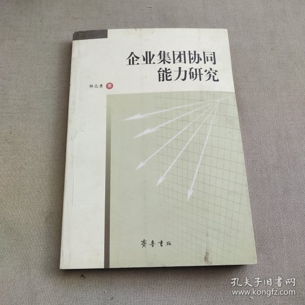 企业集团协同能力研究