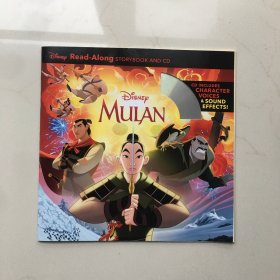 《英文 Disney Mulan Read-Along Storybook and CD 迪士尼动画   带CD