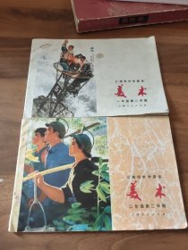 上海市中学课本 美术（两本合售）