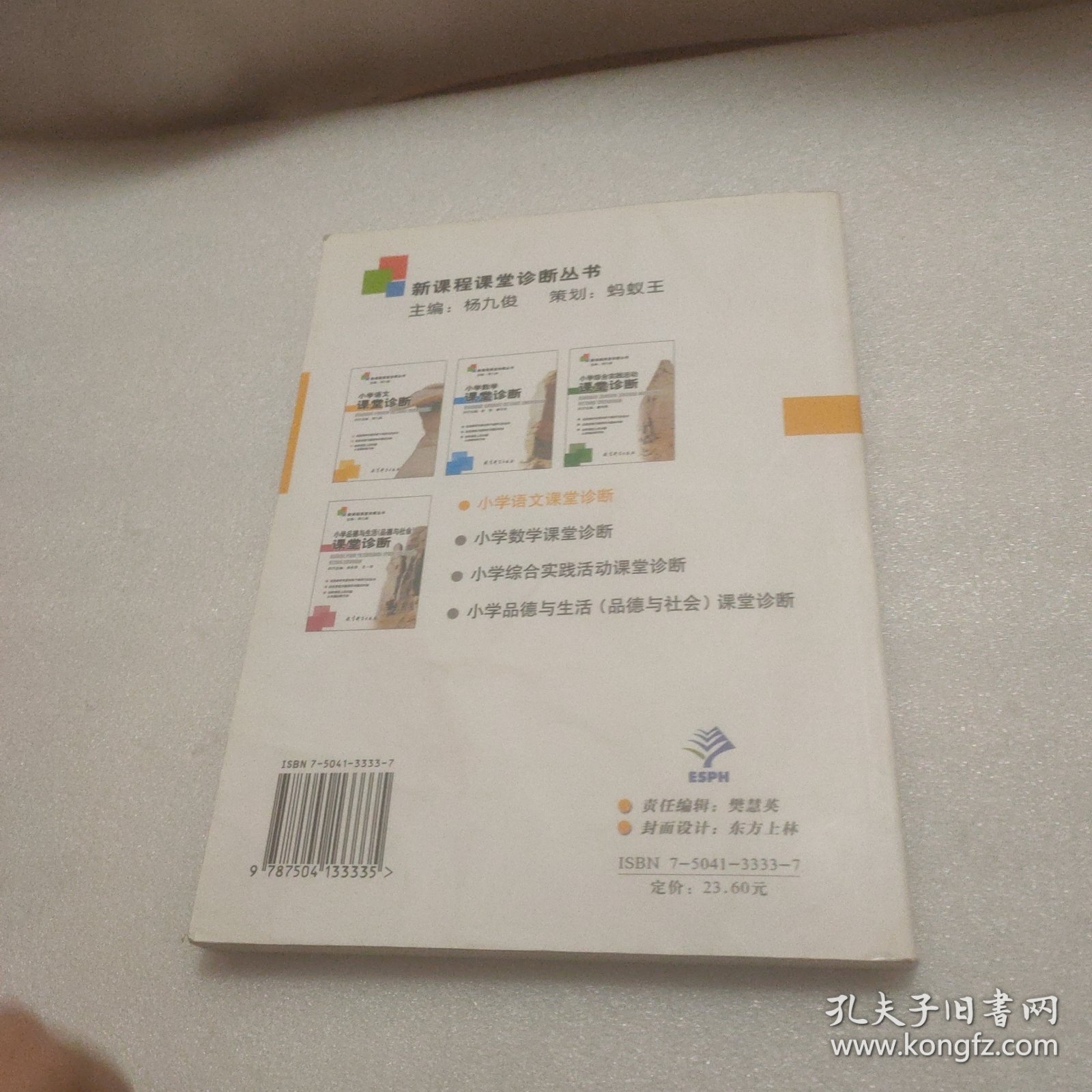 新课程课堂诊断丛书：小学语文课堂诊断