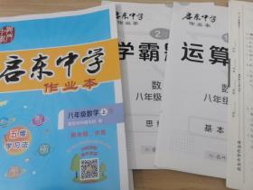 龙门名师系列（初中篇）·启东中学作业本：8年级数学（上）（R）