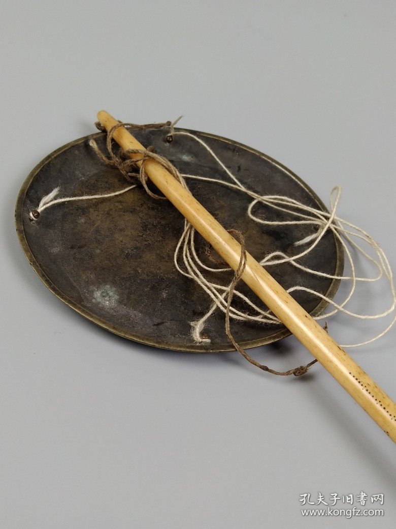 清代楠木【戥子称】牙杆，用来称金、银、药品等分量小的东西。完整无缺，实拍如图！