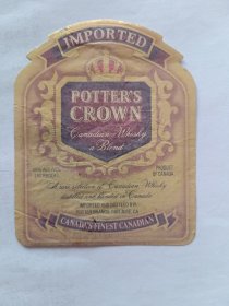 酒标——外国酒标 POTTERS CROWN