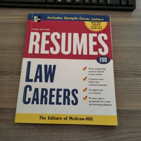 Resumes for Law Careers (Third Edition)